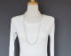 Artist Unknown Cream/Off-White Classic/Elegant 30" Long Faux Pearl Strand Necklace