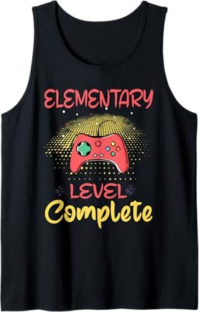 Elementary Level Complete Gamer Class Of 2021 Graduation Tank Top