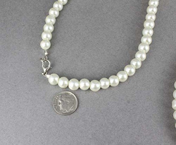 Artist Unknown Cream/Off-White Classic/Elegant 30" Long Faux Pearl Strand Necklace