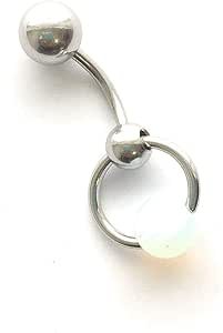 Moonstone Door Knocker VCH Piercing Barbell.