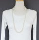 Artist Unknown Cream/Off-White Classic/Elegant 30" Long Faux Pearl Strand Necklace
