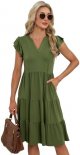MixShe Summer Dresses for Women 2025 Elegant Classy Casual Plus Size Midi Fashion Dress S-XXL