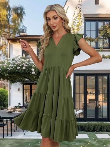 MixShe Summer Dresses for Women 2025 Elegant Classy Casual Plus Size Midi Fashion Dress S-XXL