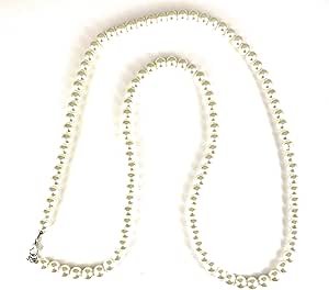Artist Unknown Cream/Off-White Classic/Elegant 30" Long Faux Pearl Strand Necklace