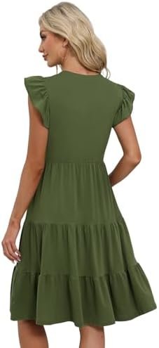 MixShe Summer Dresses for Women 2025 Elegant Classy Casual Plus Size Midi Fashion Dress S-XXL