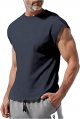 Men's Gym Tank Tops Workout Sleeveless T-Shirts Athletic Muscle Tank Training Bodybuilding Shirts Solid Top