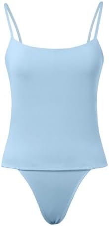 Women's Halter Vest Sexy Deep Sqaure Neck Tank Top Sleeveless Slim Solid Color Basic Top Y2K Vest for Women